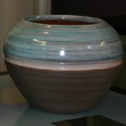 poterie sorbier - galet bleu - clair de terre